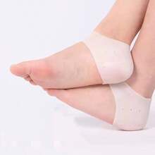 Elastic Ankle Support Sleeve, Soft Breathable Ankle Socks, Skin-Friendly Ankle Pads, Suitable For Daily Foot Care And In-Shoe Wear Protection - White - View 9