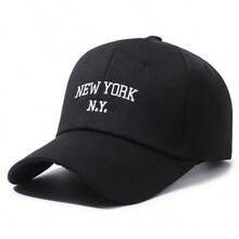 BONNY BOOM 3件組 NEW YORK N.Y 刺繡棒球帽/卡車帽，中性 Y2K 戶外防曬可調節旅行度假禮物，適合朋友、家人、萬聖節、聖誕節、感恩節、返校季、學生開學季、情人節、父親節、母親節、教師節、嘉年華、單身女派對、新娘婚禮用品 - 3pcs組合 - 查看 4