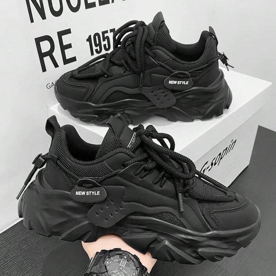 ISPORTE Men Sneakers - Black and White - View 1