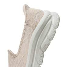 Skechers Women's SLIP-INS Hands-Free Slip-On Walking Shoes Breathable Thick Sole Cushioned Casual Sneakers - Off White - View 8