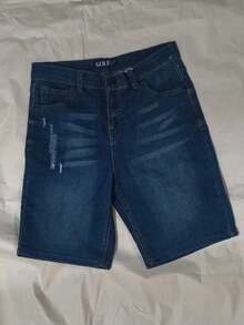 Tween Boys Denim Shorts - Blue - View 2