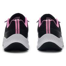 Skechers Women's GO RUN Series Breathable Flyknit Lightweight Non-Slip Cushioned Running Shoes - Black/Pink - View 6