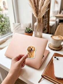 9/18/36pcs Customized Pet Photo Stickers, Personalized Dog Stickers, Customized Cat Stickers, Pet Portrait Decals, Dog Owner Gifts, Pet Lover Gift Stickers, Suitable For Gift Boxes, Bags, Wallets - Multicolor - View 6