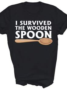I Survived The Wooden Spoon Unisex Shirt Gift Women Men - Style - View 1