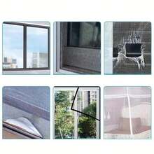 1 Roll Self-Adhesive Window Screen Repair Tape, Instant Application DIY Mesh Patch Roll, Strong Adhesive Door And Window Screen Hole Tear Repair Patch, No Tools Required Home Repair Supplies - Multicolor - View 5