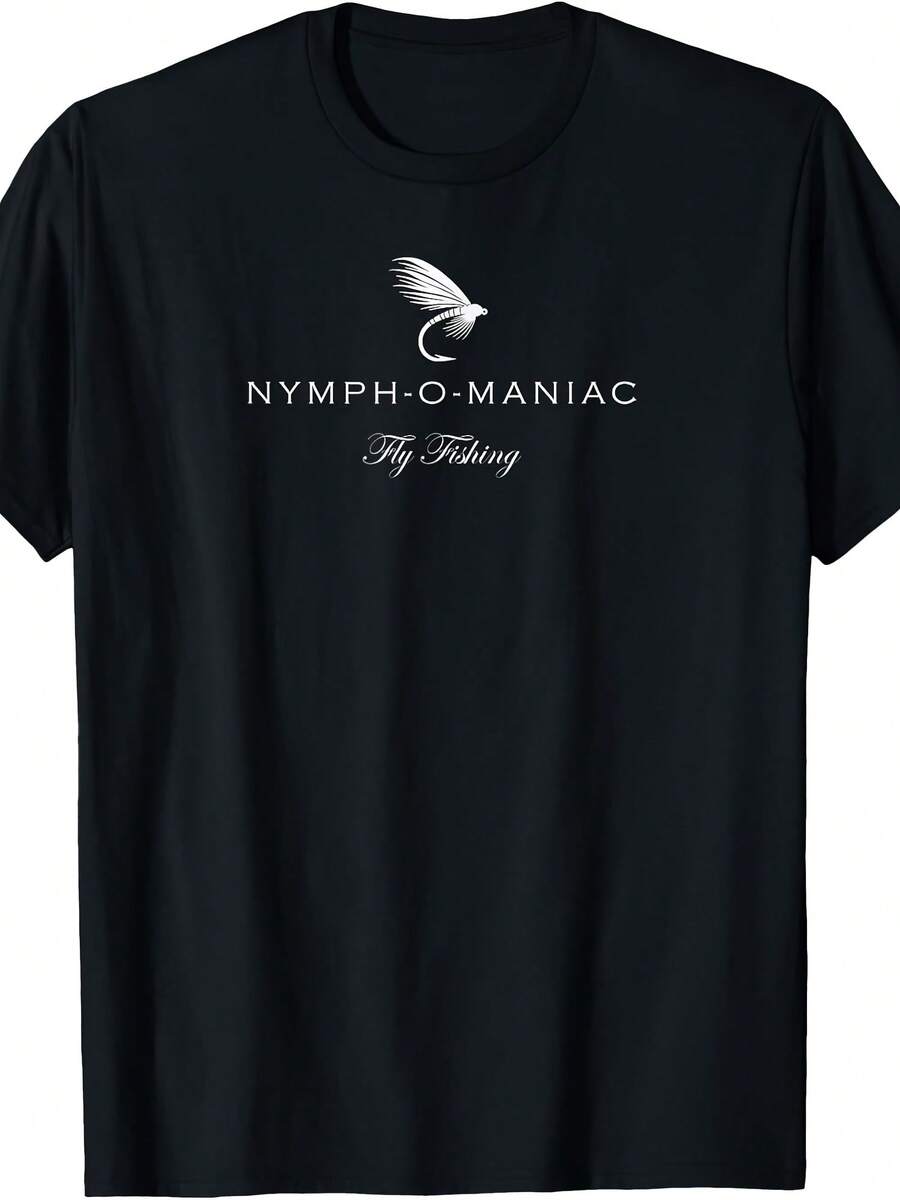Nymphomaniac - Funny Fly Fishing Nymph T-Shirt - Style - View 1