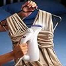 110V/220V Passadeira a Vapor Portátil 800W Vaporizador de Roupas 300ml Aquecimento Rápido Removedor de Rugas - Branco 220V - Visão 6