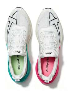 XTEP 2000km 2nd Gen Breathable Lightweight Cushioning Grip Wear-Resistant Men's Running Shoes For Fitness Testing - Sail White - View 1