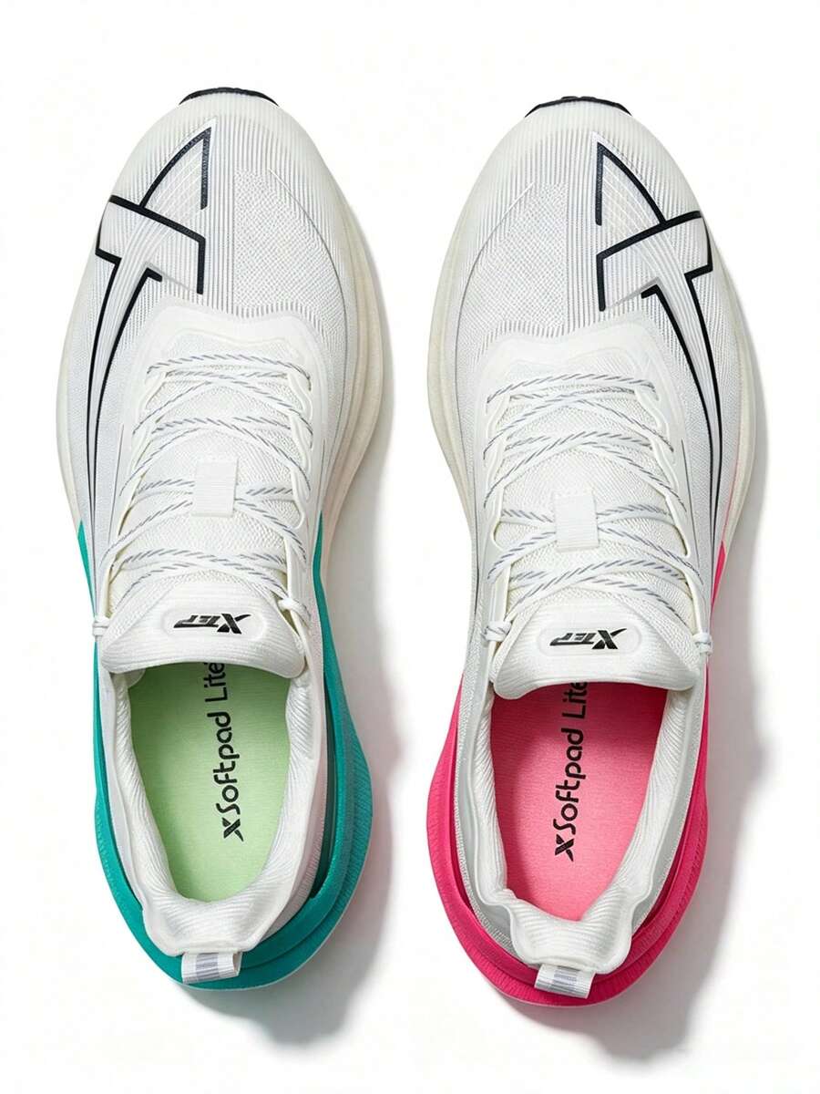 XTEP 2000km 2nd Gen Breathable Lightweight Cushioning Grip Wear-Resistant Men's Running Shoes For Fitness Testing - Sail White - View 1