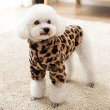 Fashionable Dog & Cat Leopard Print Two-Sleeve Handsome Hoodie Sweatshirt, Cute Zipper Jacket For Pets, Autumn/Winter - Multicolor - View 10