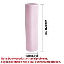 1个30/45厘米实心瑜伽泡沫轴，便携式家用健身器材，适用于身体锻炼、腿部/手臂/背部肌肉按摩和放松，健身房锻炼工具 - 彩色 - 查看 17