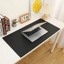 1pc Leather Desk Mat, Eye-Protection Desk Pad, Waterproof Wash-Free Tablecloth, Leather Dining Table Mat, Office Desk Pad, Student Study Desk Mat, Office Computer Desk Pad, Easy To Clean Durable Long Tablecloth, Suitable For Table, Office Desk, Study Desk, Gaming Table, Side Cabinet/Coffee Machine, Kitchen And Living Room Countertop Protection Mat - PU Leather Placemat - View 174