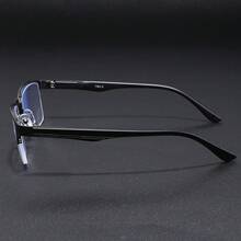 1 Pair Unisex Fashion Square Lightweight Reading Glasses, Comfortable Non-Slip Design With Lightweight Ergonomic Design, Suitable For Reading, Driving, Fishing And Daily Wear - White Frame - View 3