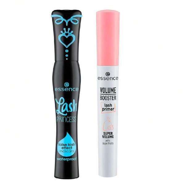 Essence Lash Princess Waterproof & Volume Booster Primer Duo Bundle | Volume Booster Base For Volumizing, Dramatic Curl And Length, Clump-Free, Smudge-Proof, Vegan & Cruelty Free, Pack Of 2,45867876
