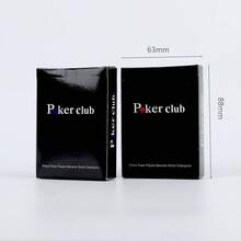 Poker Club Plastic Playing Cards PVC Matte Material 0.32mm Thickness, 63*88mm International Standard Size Classic Texas Hold'em Large Font - Multicolor - View 4