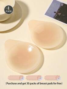 1 Pair Women's Silicone Breast Lift Tape, Ultra-Thin Pure Silicone Lifting Support Invisible Backless Nipple Covers Breast Lift Tape - Multicolor - View 14