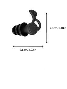 Reusable Noise-Reducing Ear Plugs Soft Silicone Earplugs Fitting The Ear Canal Loops Earplugs For Sleep Deep Focus People Earplug For Concert Swimming Study Loud Noise Snoring Home Sleep Swimming Accessories Plane Travel Essentials - Multicolor - View 10