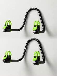 Suporte Horizontal de Parede para 2 Bicicletas - Preto - Visão 1