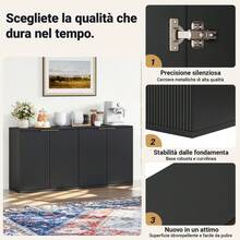 Storage Cabinets - Black - View 10