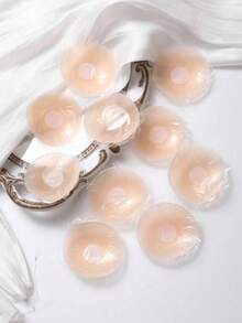 2/6/10pcs Reusable Lift-Up Strapless Petal Nipple Covers, Seamless Invisible Self-Adhesive Breast Pads, Non-Slip Concealing, Suitable For Multiple Occasions - Color - View 4