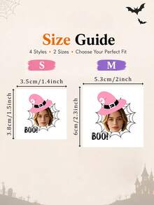 12-300pcs Custom Photo Temporary Tattoo, Personalized Halloween Portrait Fake Tattoo, Spooky Witch Spider Web Style, Customized Face Tattoo Sticker, Customizable Picture Design, Halloween Party Favor, Costume Party Accessory, Unique Holiday Gift - Rust - View 3