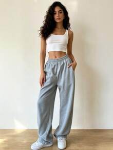 Women Sweatpants - Grey - View 3