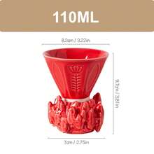 110ml Ceramic Espresso Cup With Saucer - Unique Coffee And Tea Cup - Perfect Gift For Coffee Lovers - Multicolor - View 14