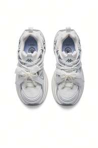 Kappa Unisex TIFO Classic Training Shoes, Retro Casual Sports Sneakers - White - View 5