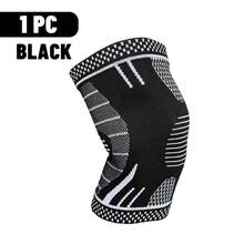 1pc Knee Support Sleeve, Unisex Compression Knee Pad, Breathable Elastic Sports Knee Guard, Anti-Slip Sleeve, Suitable For Running, Gym, Fitness Workout - Multicolor - View 7