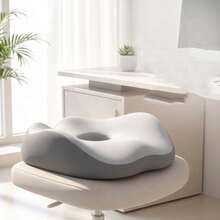 1-Pack Memory Foam Seat Cushion, Ergonomic Donut Cushion, Suitable For Office Chairs, Relieves Pressure Hip Support Pillow, Ideal For Long-Term Sitting At Office And Home - Cushion - View 10