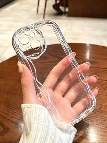 2pcs Cream Texture Transparent Solid Color Shockproof Phone Case Compatible With Ip 17 Ip 17 Pro Ip 17promax Ip 16/Ip 15 XR /7/8 Iphone15Promax/12PROMAX/13PROMAX/14PROMAX 13 14 11 12p14 Women P11 Soft Shell P12 Shockproof XS.XR /78P.78GES2 Series S24 A03s,A03core,A04,A12,A13,A14,A21s,A22,A23,A24,A32,A33a34,A5 A51A52,A53,A54,A71,A72,A73,S20fe,S21,S22 Plus , Series 9, 9a - Clear - View 3