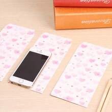 10PCS Colored Envelopes 3.35 X 6.89 Inches 10 Unique Design Cute Coin Invitation Gift Card Postcard Colorful Envelopes,Creative Stationery Envelopes With Romantic Cute Cartoon Floral Pattern - A - View 3