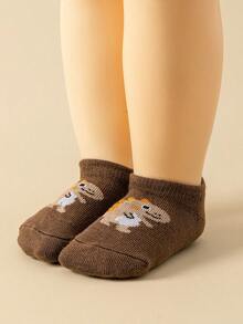 5/10 Pairs Baby Boys Ankle Socks, Dinosaur Pattern, Cute Comfortable Breathable All-Season Low-Cut Short Socks - Multicolor - View 8