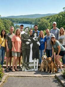 Custom Life-Size Cardboard Standee, Personalized High-Resolution Standee, Upload Your Photo - Available In Multiple Sizes, Suitable For Weddings, Graduations, Birthdays - Multicolor - View 4