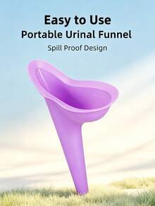 3pcs Women's Transparent & Pink Portable Silicone Standing Urinal Cup Set, Foldable & Reusable, Easy Alignment & Leak-Proof Design, Compact Travel Kit, Outdoor Camping Female Urination Solution, Holiday Long-Distance Travel Essential (Random Color & Style) - Multicolor - View 10