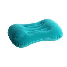 1 Set Portable Fabric Inflatable Pillow, Foldable Lightweight Travel Bed Pillow, Soft Inflatable Cushion, Office Nap, Chair Back Support, Camping, Hiking, Backpacking Essential - Multicolor - View 15