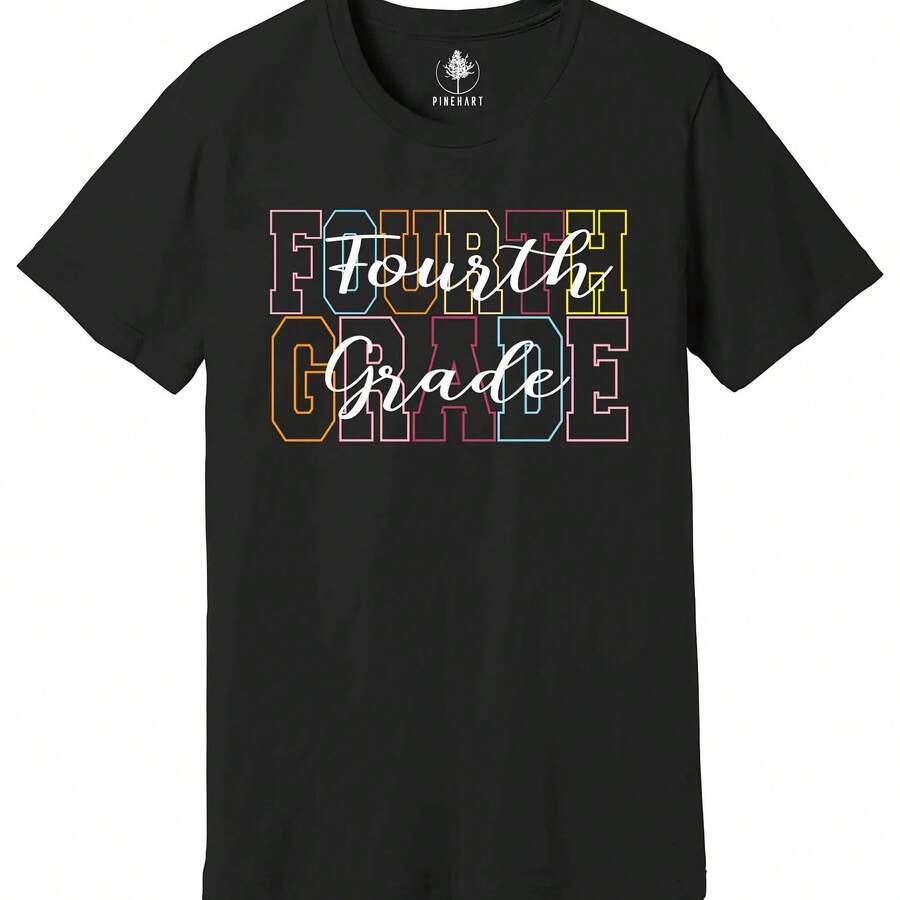 Fourth Grade Teacher Shirt, 4th Grade Teacher Shirt, 4th Grade T-Shirt - 款式 - 查看 1