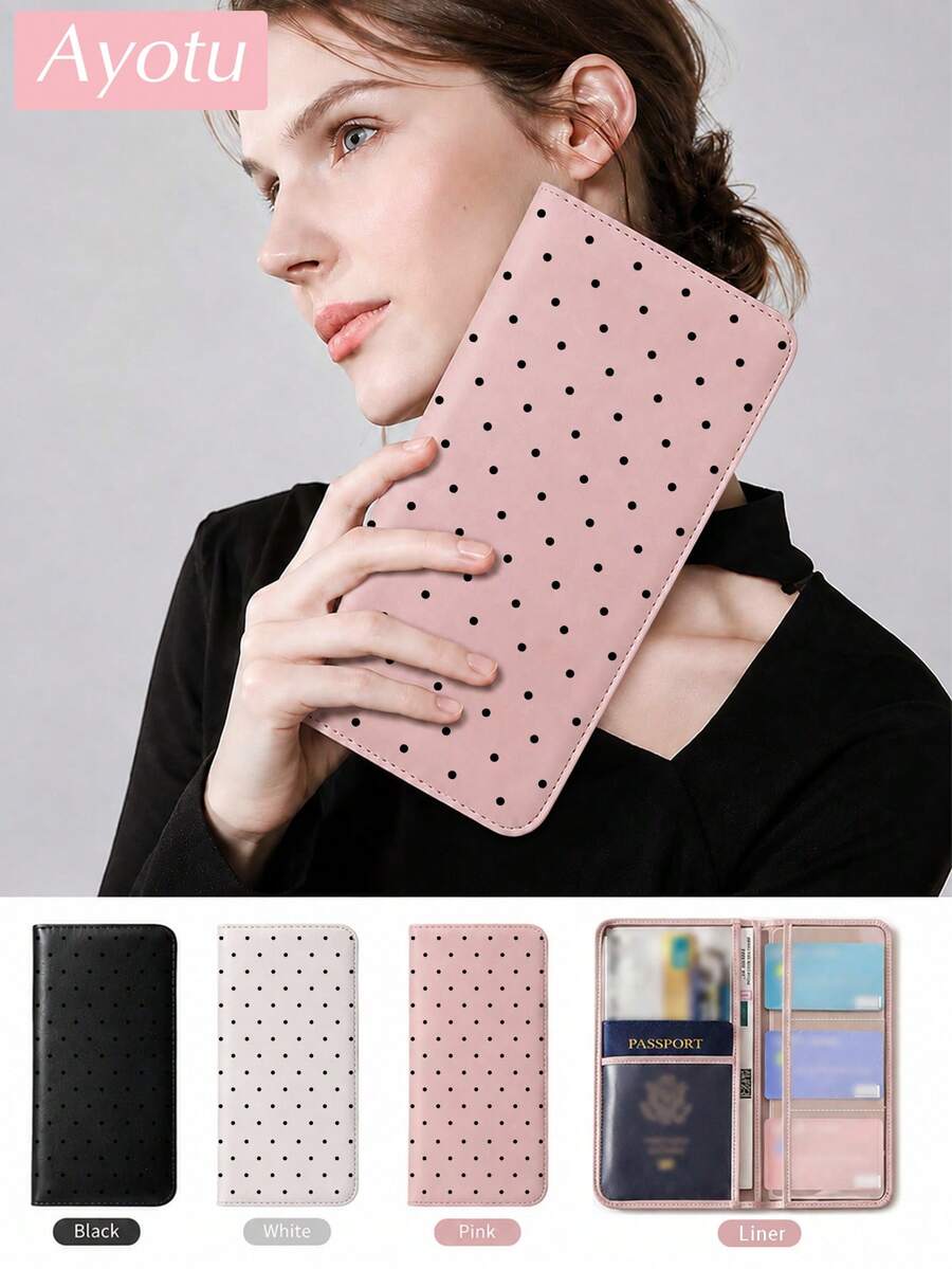 Red Dot Minimalist Car Registration And Insurance Document Organizer, Glove Box Storage Organizer, Car And Truck Storage Accessories, Suitable For Storing Important Documents, Driver's License, Passport, Cards, Small Car Accessories And Other Documents