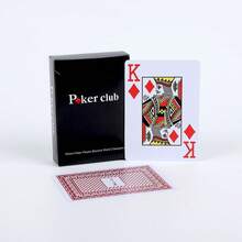 Poker Club Plastic Playing Cards PVC Matte Material 0.32mm Thickness, 63*88mm International Standard Size Classic Texas Hold'em Large Font - Multicolor - View 6