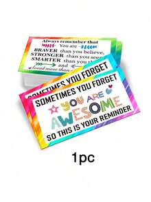 100pcs Inspirational Encouragement Cards, Mini Thank You Notes For Healthcare Professionals, Doctors, Nurses, Volunteers, Staff - View 10