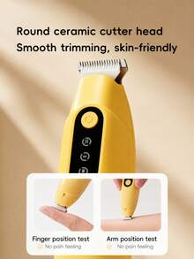 LED Light Pet Electric Hair Clipper - Pet Paw Hair Trimmer, Electric Hair Clipper For Dogs And Cats, Home Pet Paw Hair Trimming Tool - Multicolor - View 5