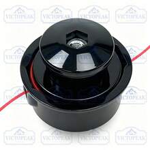 1pc 77mm Diameter M8*1.25mm Right-Hand Thread Automatic Line Feed Anti-Drop Easy Disassembly High-Strength Engineering Plastic M8 Right-Hand Black Trimmer Head, Universal Lawn Mower Accessory For Garden, Yard, Farm, All-Season Weeding - Trimmer Head (M8 Right-hand Thread, Small Black Version) - View 7