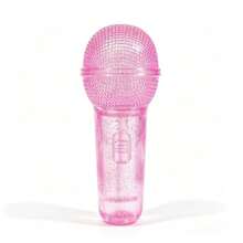 1pc Cartoon Transparent Microphone Toy Squeeze Toy Loudspeaker Maltose Stress Relief Toy, Random Color And Packaging - Multicolor - View 5
