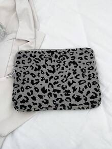 Laptop Case Solid Color Minimalist Luxury Multi-Size Laptop Tablet Storage Bag Computer Bag - Grey - View 3