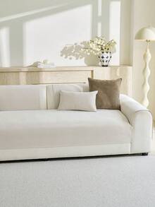 1 buah Bantal Sofa Warna Polos, Sarung Sofa Anti Selip Sepanjang Musim, Pelindung Anti Gores Ramah Hewan Peliharaan, Dapat Dicuci dengan Mesin, Dekorasi Rumah yang Cocok untuk Ruang Tamu, Sofa Sudut Bentuk L, Sofa Tunggal, Sofa Dua Dudukan, Sofa Tiga Dudukan, dan Lainnya - Krem - View 5