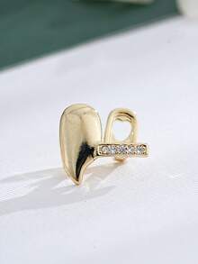 THATBOY Set Gigi Tiruan Berlian CZ Simetris 2pcs/4pcs/Set - Berlapis Emas/Perak 18K untuk Rahang Atas dan Bawah, Cocok untuk Pria dan Wanita, Pesta Hip-Hop dan Aksesori Kostum - MultiWarna - View 8