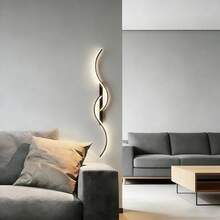2pcs Recharging LED Wall Lamp, Dimmable With Remote Control, 60/80cm LED Long Strip Wall Light For Bedroom Kitchen Corridor Staircase Villa Restaurant Interior Decor Lights - Stepless Dimming - View 9
