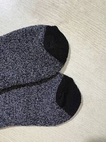 5 paia di calze termiche imbottite calde da uomo, calze da escursionismo spesse e imbottite fino alla caviglia, adatte per taglie USA 4.5-9 / UK 3.5-8 / EU 36-43, invernali, confortevoli - Multicolore - Visualizzare 8