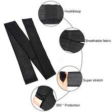 1pc Elastic Compression Support Sleeve, Suitable For Sports, Running, Fitness Strength Training, Elbow, Knee, Wrist, Calf, Leg Pressure Sleeve, Size 40~180cm - Black - View 7