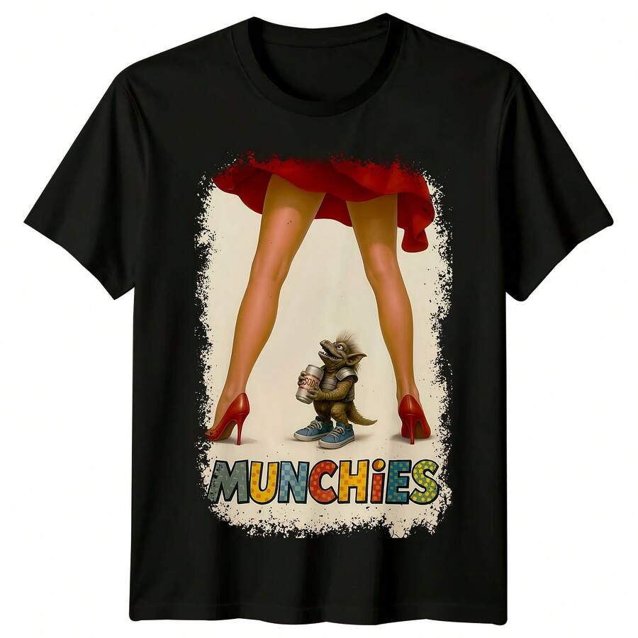 Munchies (1987)Ie Poster Inspired T-Shirt Retro 80s Tee - 款式 - 查看 1